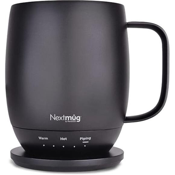 Temperature-Controlled, Self-Heating Coffee Mug (Black - 14 oz.) - Picture 7 of 7